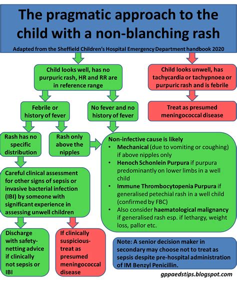 blanching versus non blanching rash